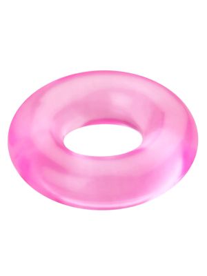 Pierścień erekcyjny na penisa elastyczny różowy